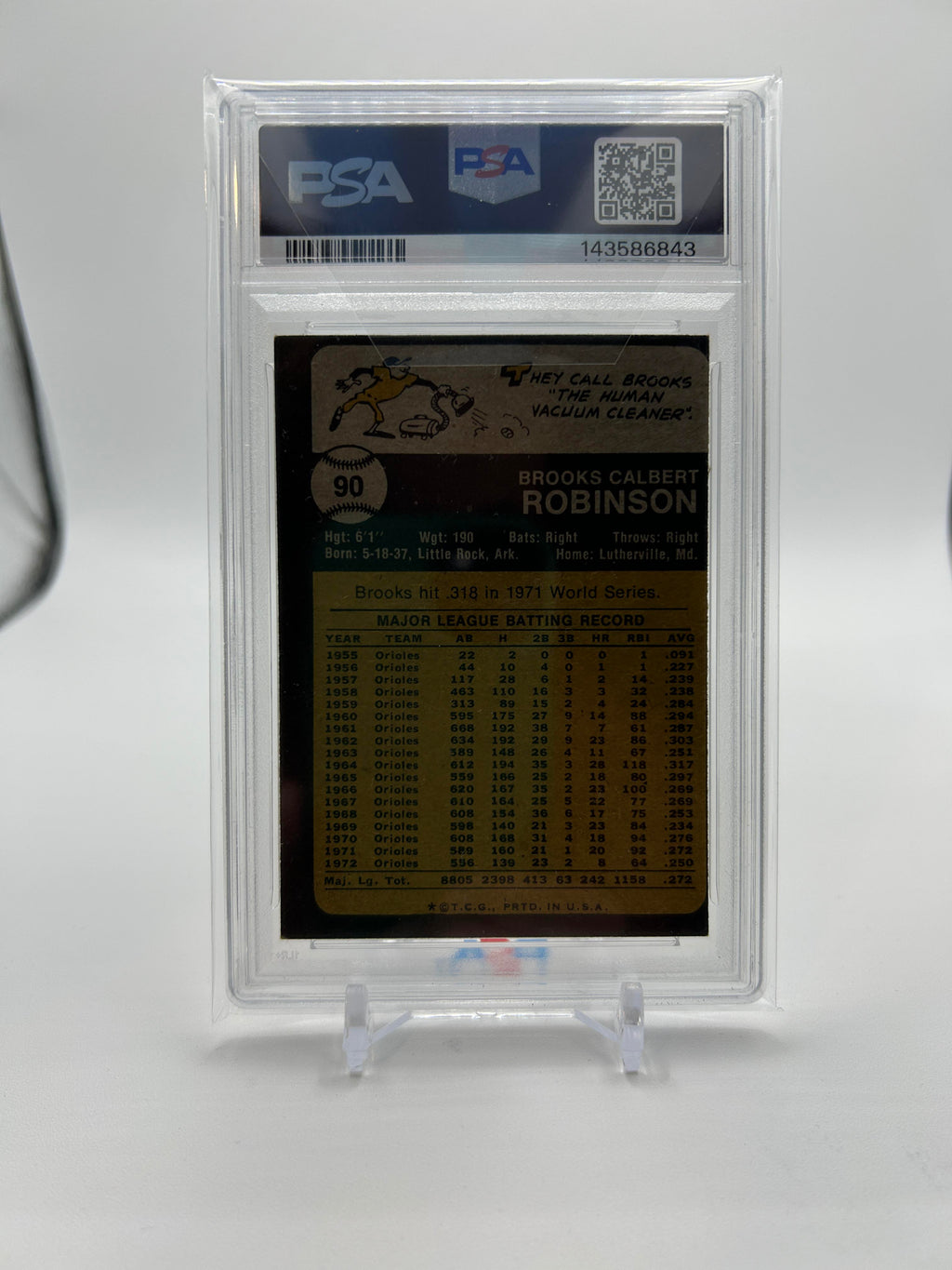 1973 Topps Brooks Robinson #90 PSA 4