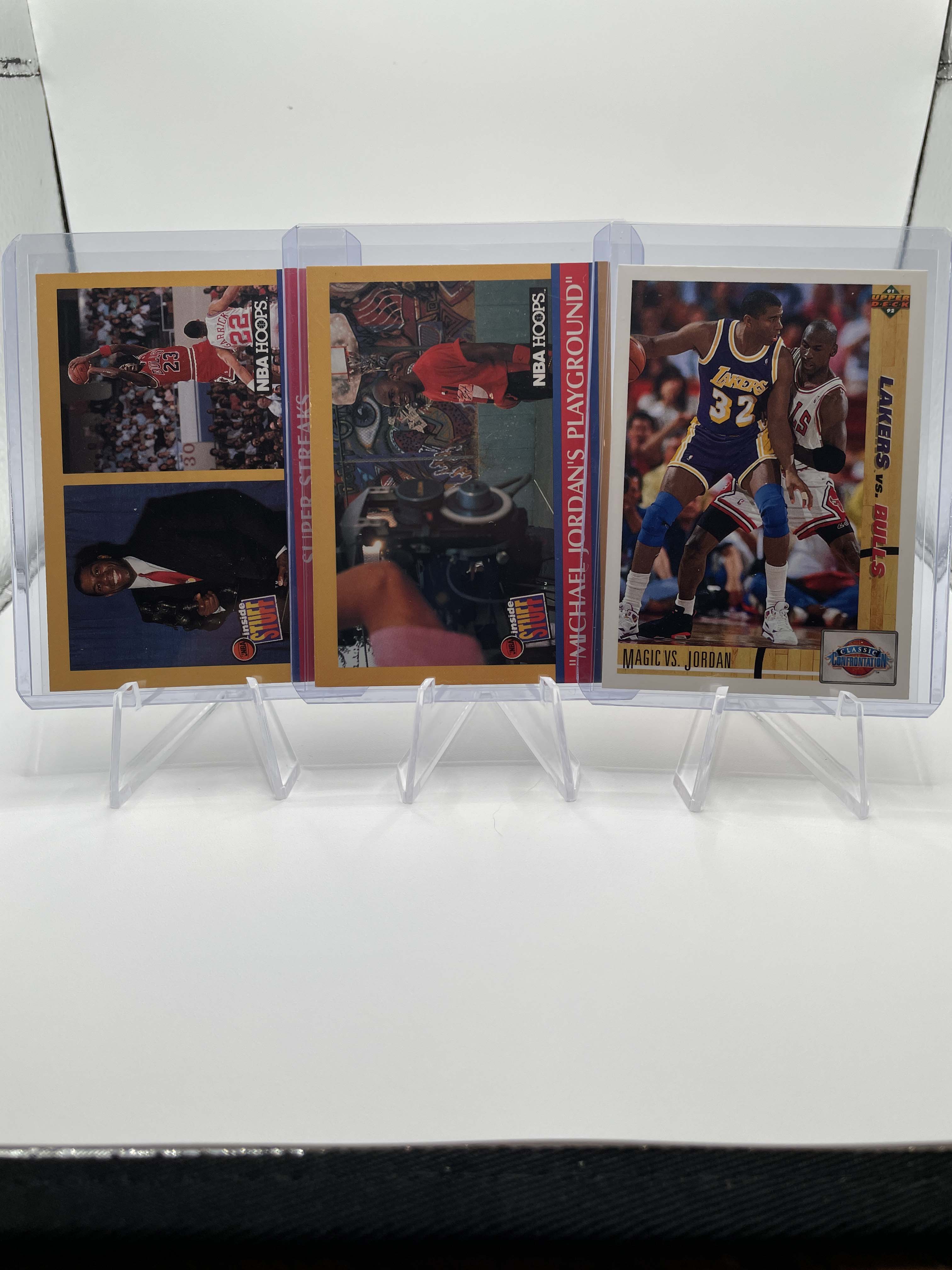 1991-92 Upper Deck Confrontation Michael Jordan Magic Johnson + /1990 Hoops Set