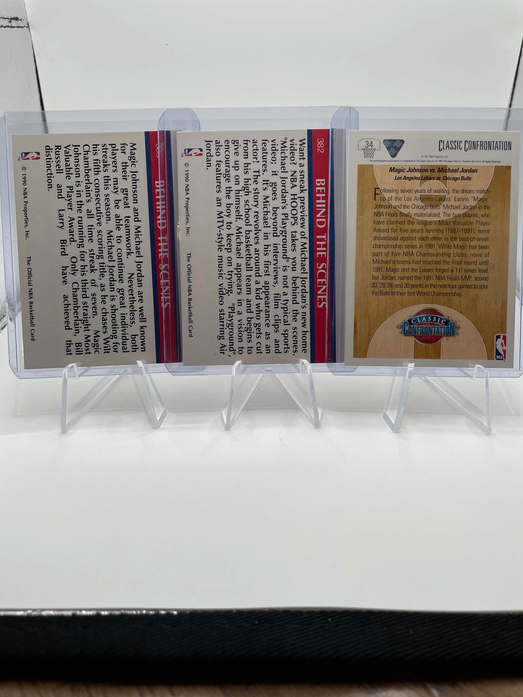 1991-92 Upper Deck Confrontation Michael Jordan Magic Johnson + /1990 Hoops Set