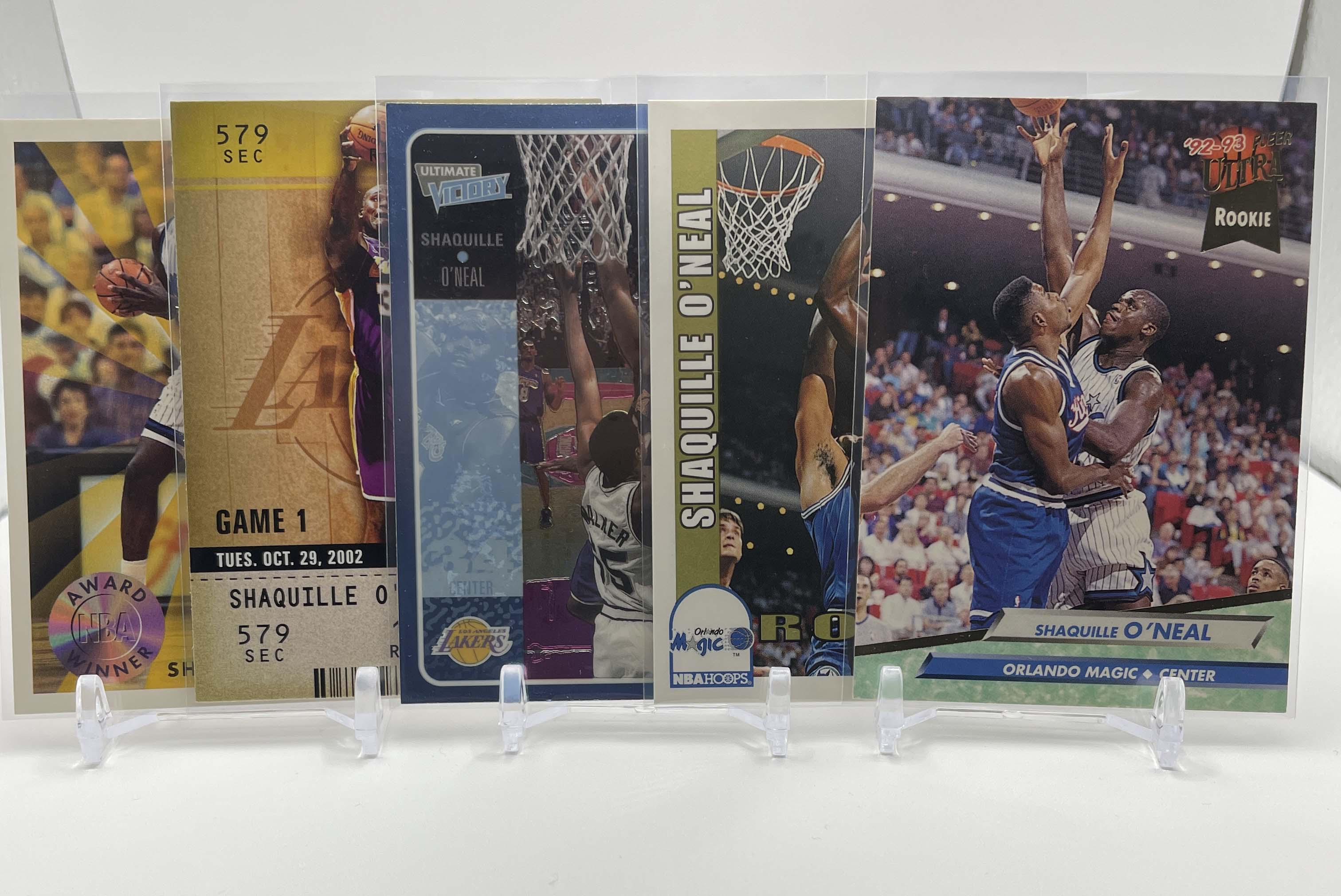 1992-93 Hoops Shaquille O'Neal Rookie #442 + Fleer Ultra Rookie + Set Of 3