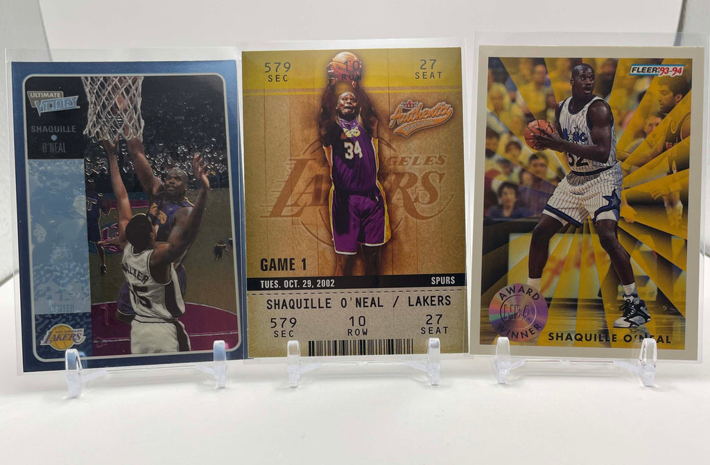 1992-93 Hoops Shaquille O'Neal Rookie #442 + Fleer Ultra Rookie + Set Of 3