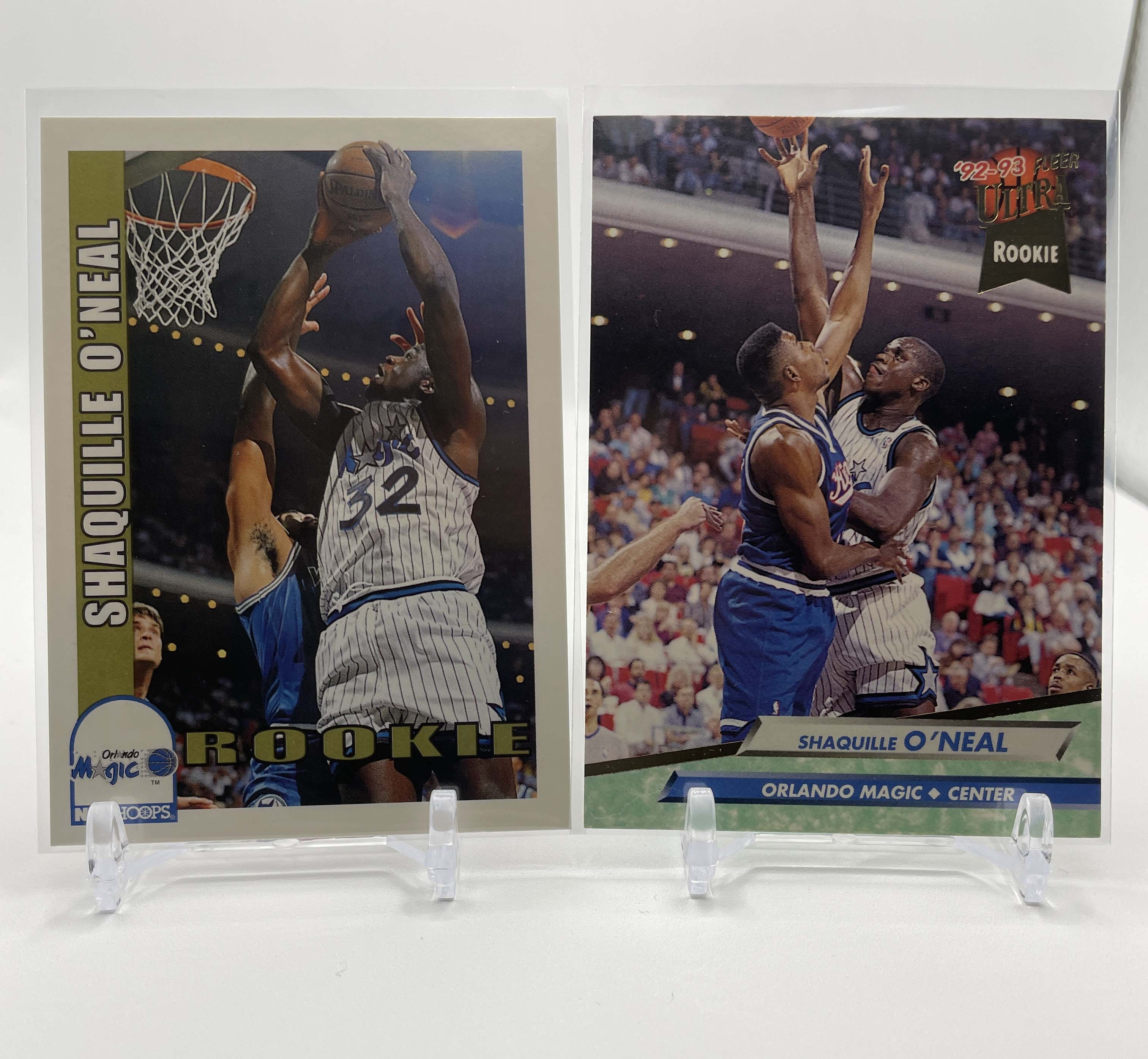 1992-93 Hoops Shaquille O'Neal Rookie #442 + Fleer Ultra Rookie + Set Of 3