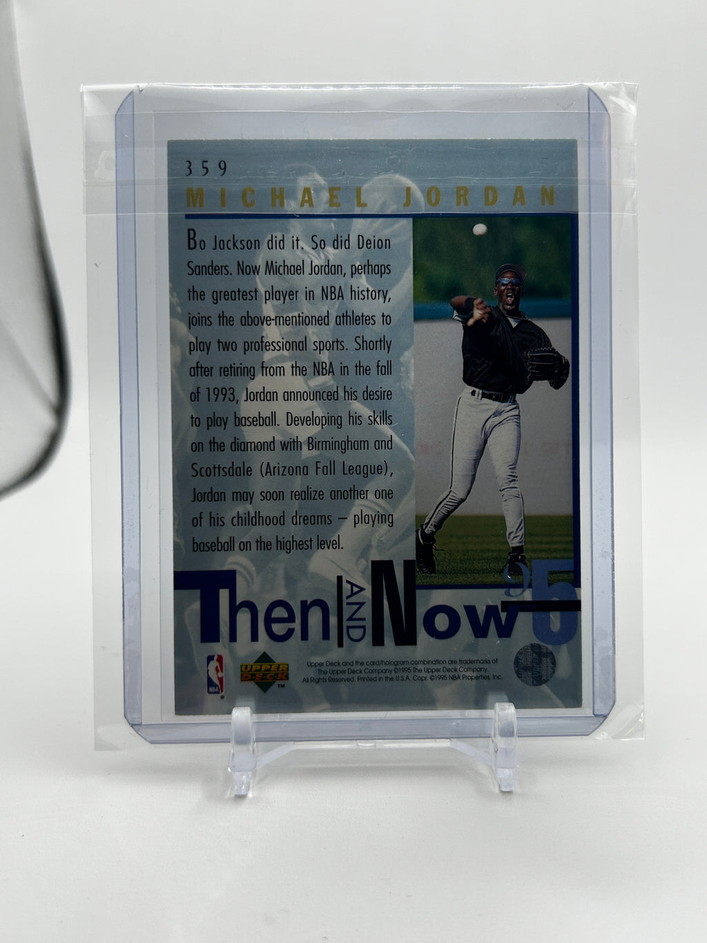1995-96 Upper Deck Michael Jordan Then and Now #359