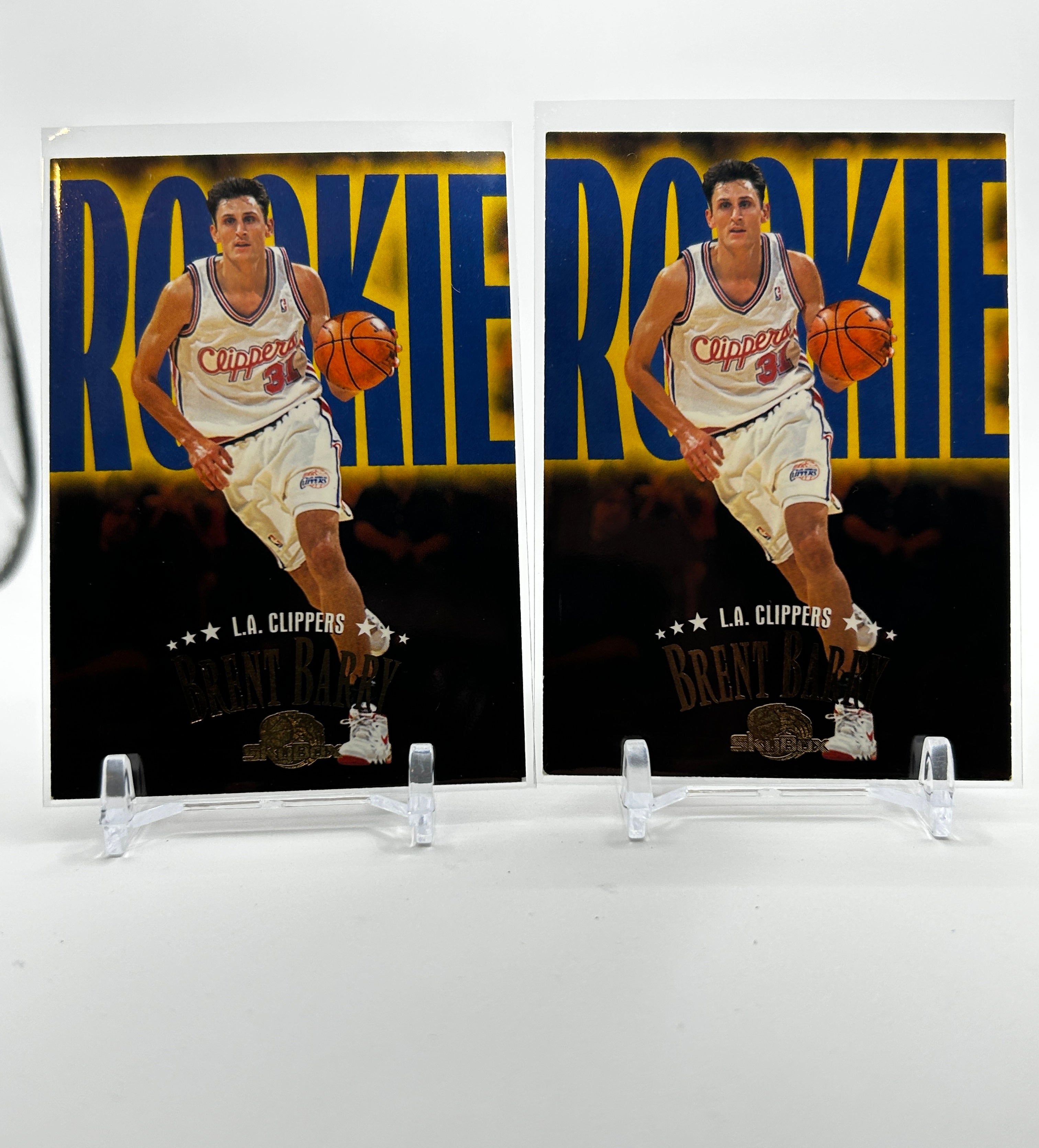 1996-97 UpperDeck Skybox Brent Barry Rookie Roadmap SP Set (x2) #229