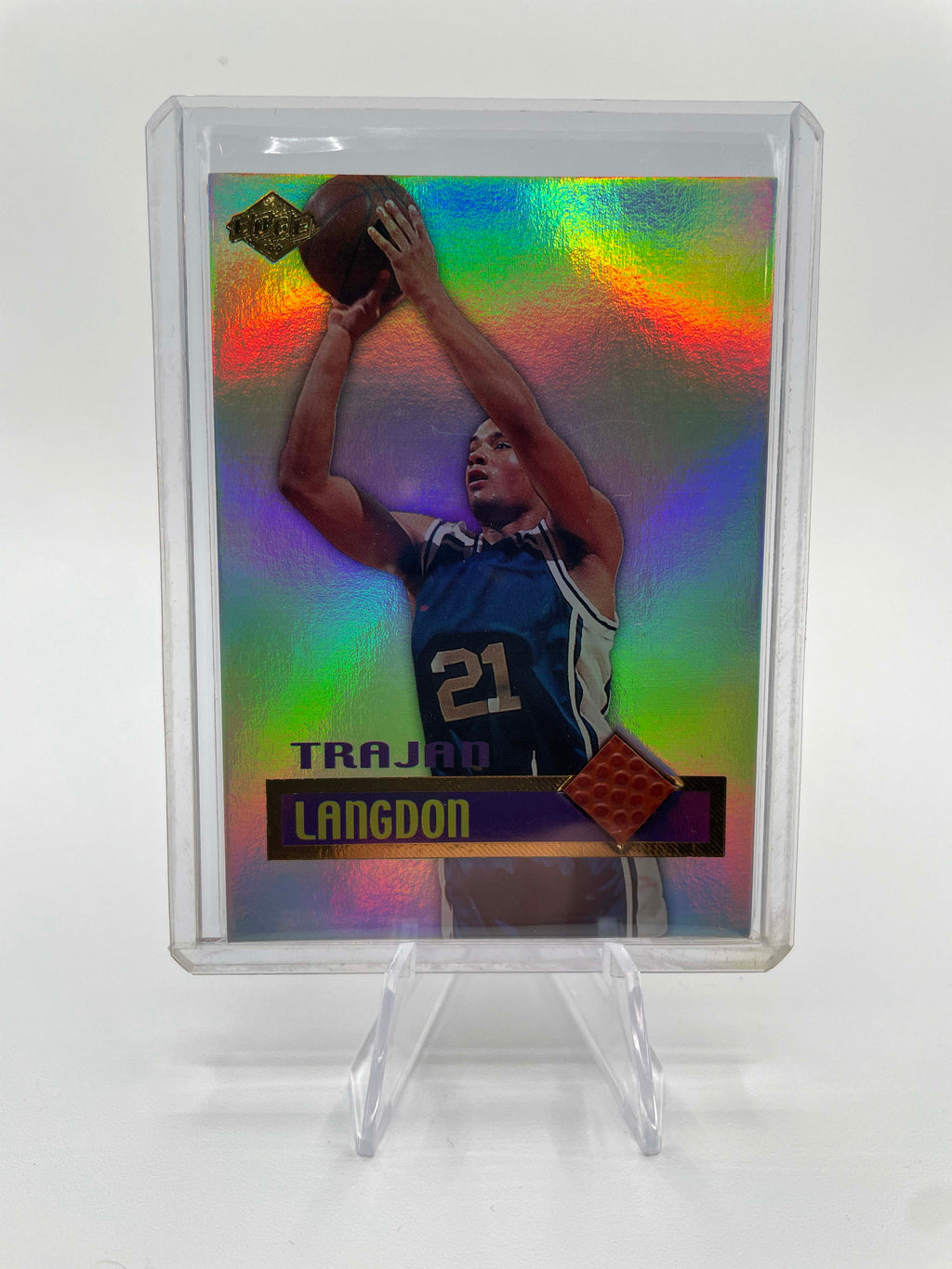 1999-00 Collector's Edge Rookie Rage Authentic Gameball #TL Trajan Langdon RC