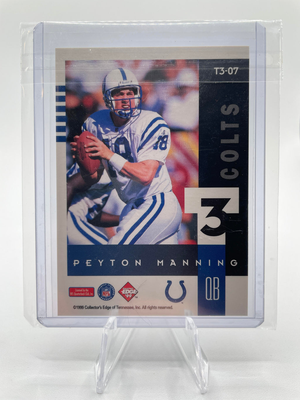 1999 Collector's Edge Peyton Manning Supreme T3 #T3-07