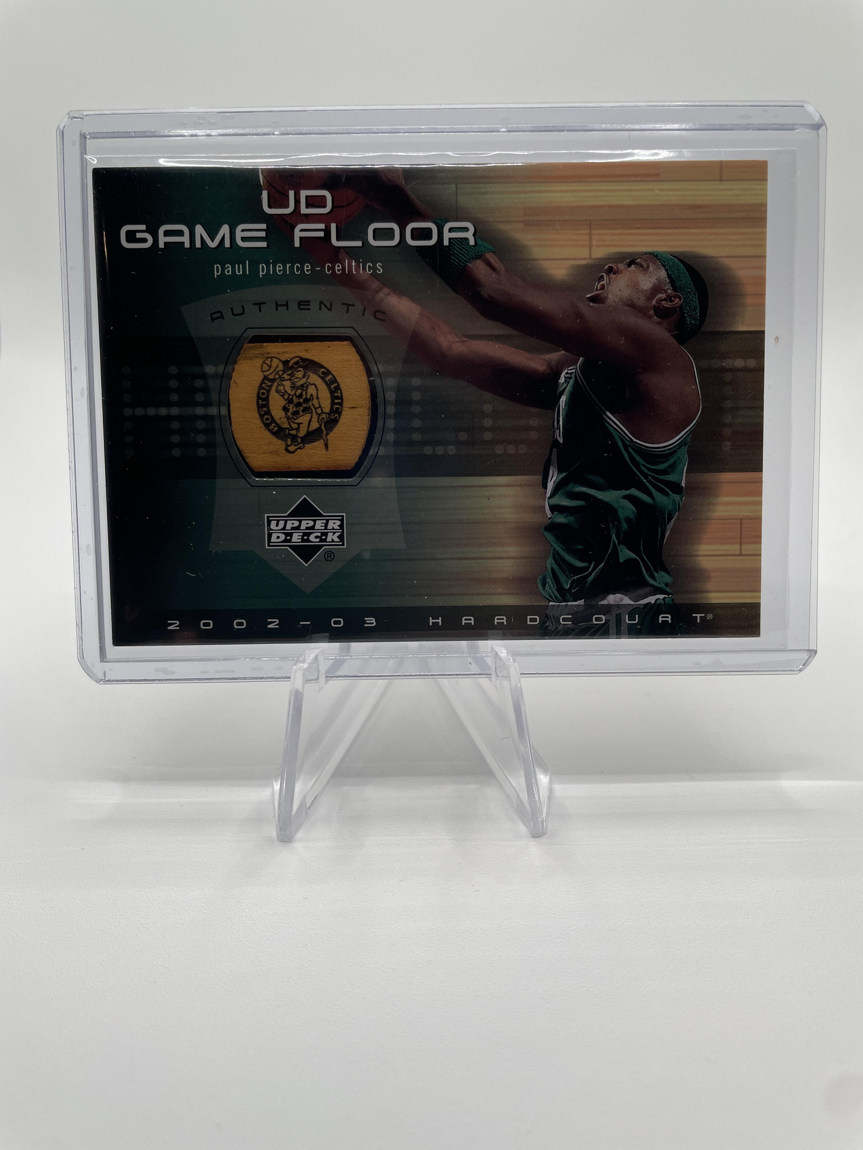 2002-03 Upper Deck Paul Pierce Hardcourt Game Floor SP #PP-4