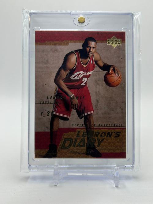 2003-04 Upper Deck Lebron James Lebron's Diary Rookie #LJ13