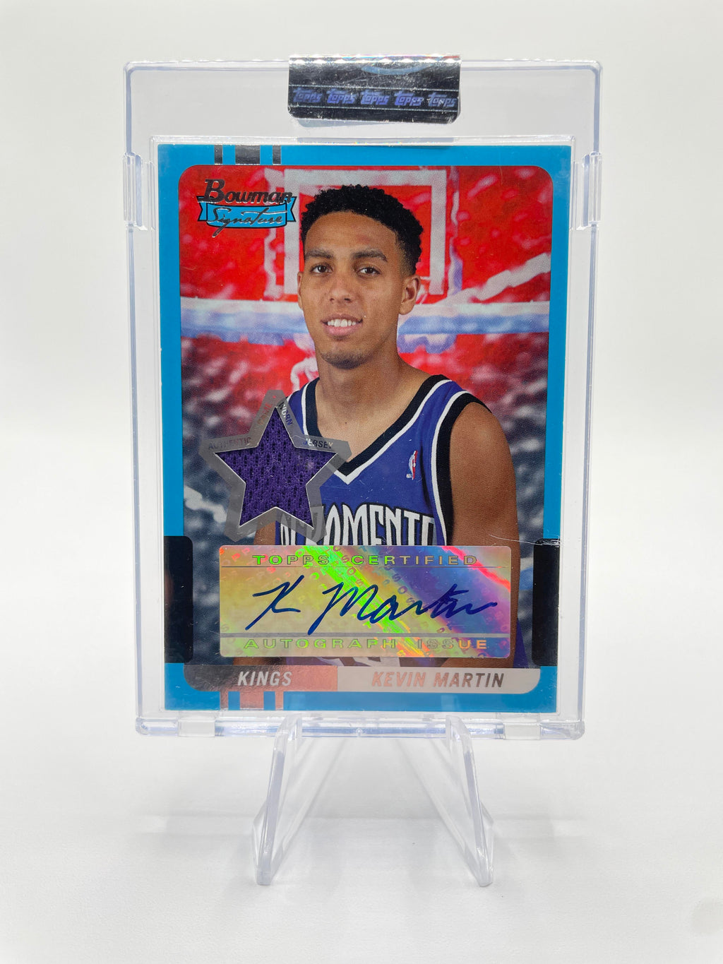 2004-05 Bowman Signature Kevin Martin Rookie Auto /399