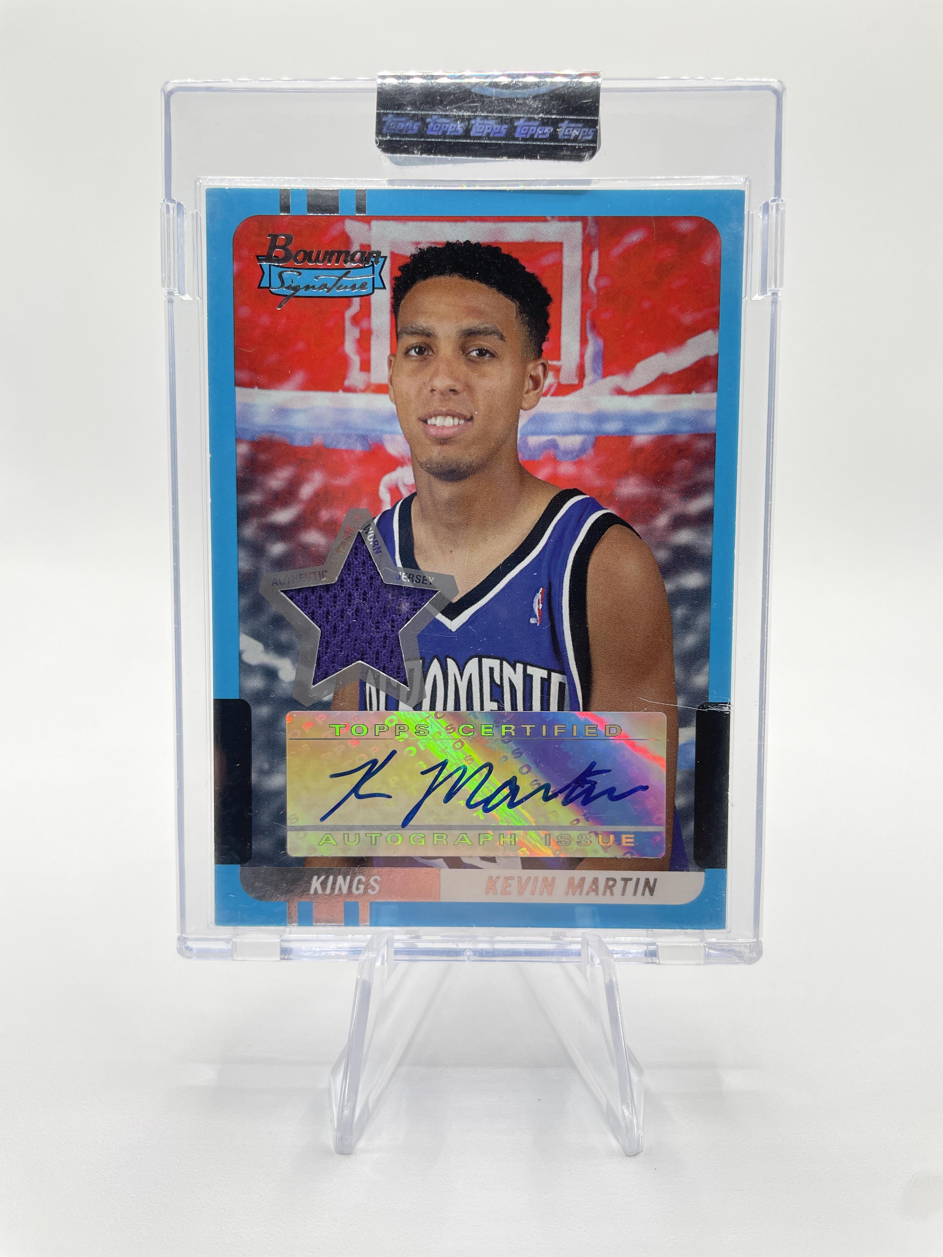 2004-05 Bowman Signature Kevin Martin Rookie Auto /399