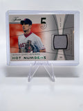 2004 Flair Hot Numbers Nomar Garciaparra Game Used Patch Green SP - Red Sox