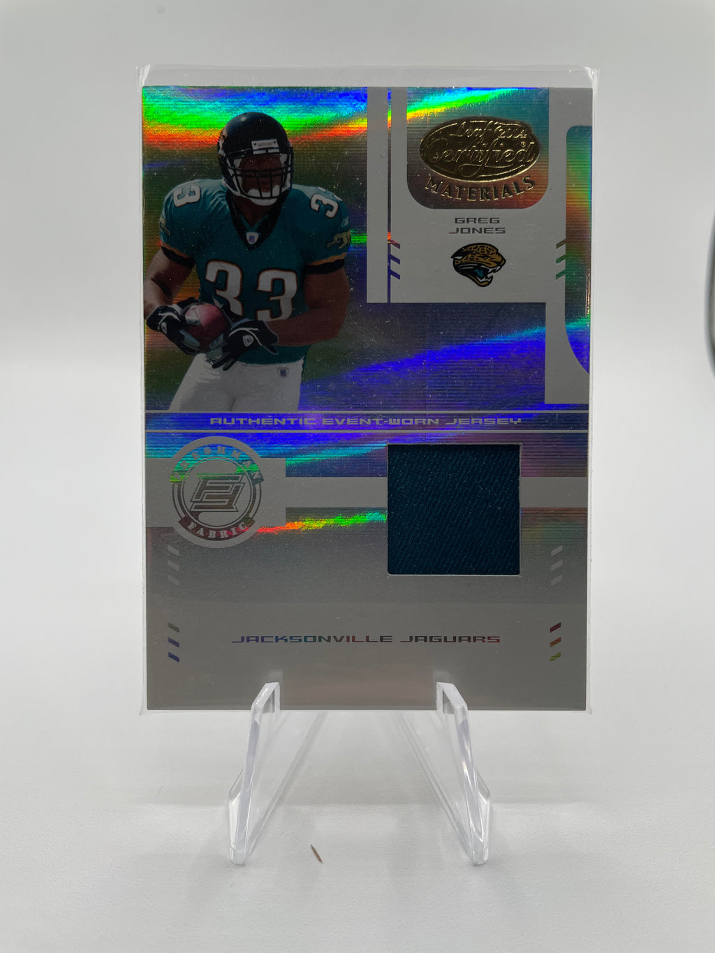 2004 Leaf Certified Materials Greg Jones Rookie Patch /1250 #219