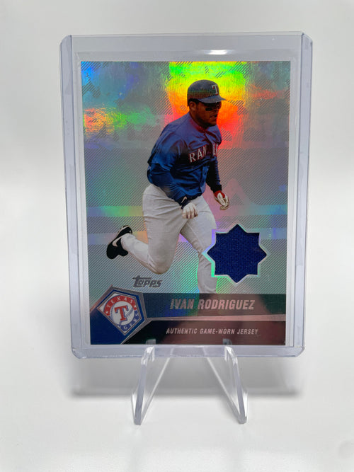 2004 Topps Clubhouse Collection Ivan Rodriguez #IR Game Worn Jersey