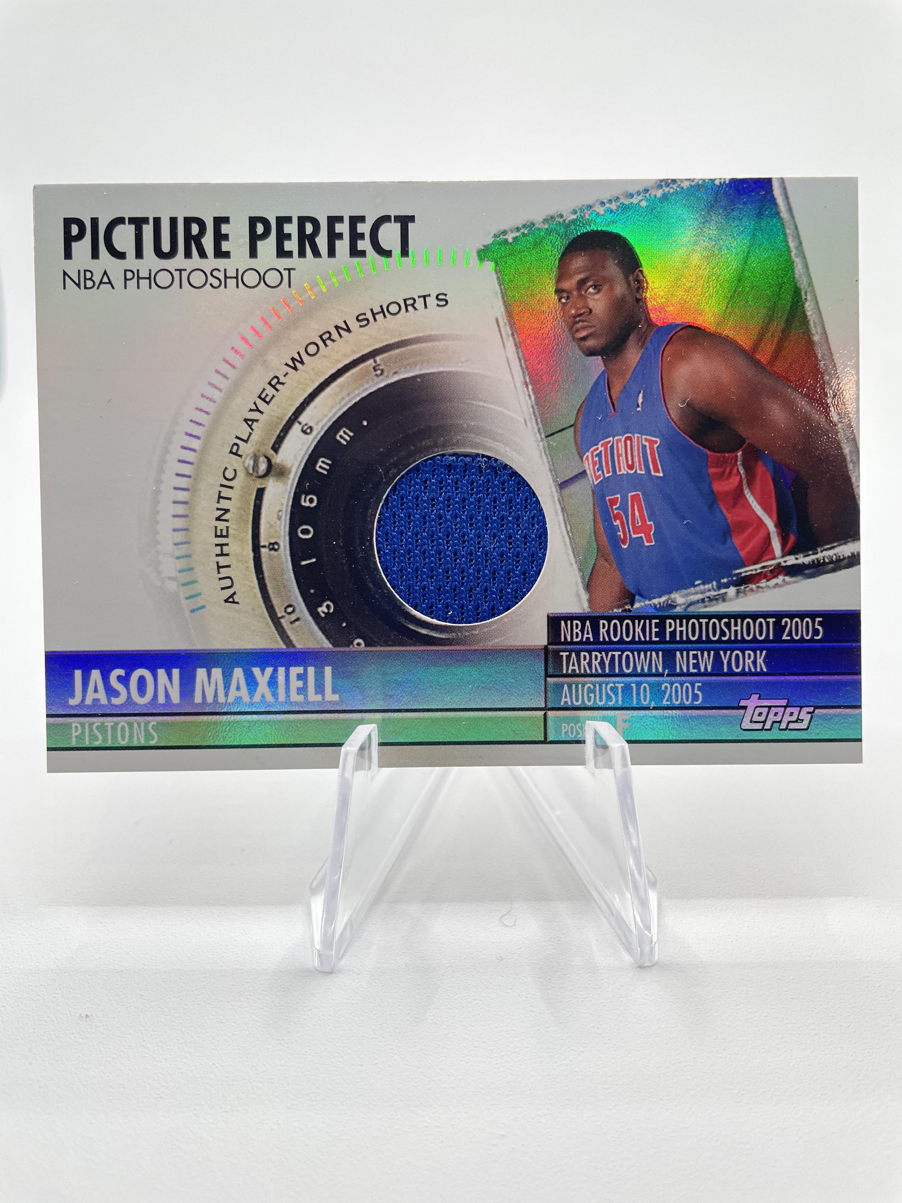 2005-06 Topps Jason Maxiell Picture Perfect Rookie Patch /129