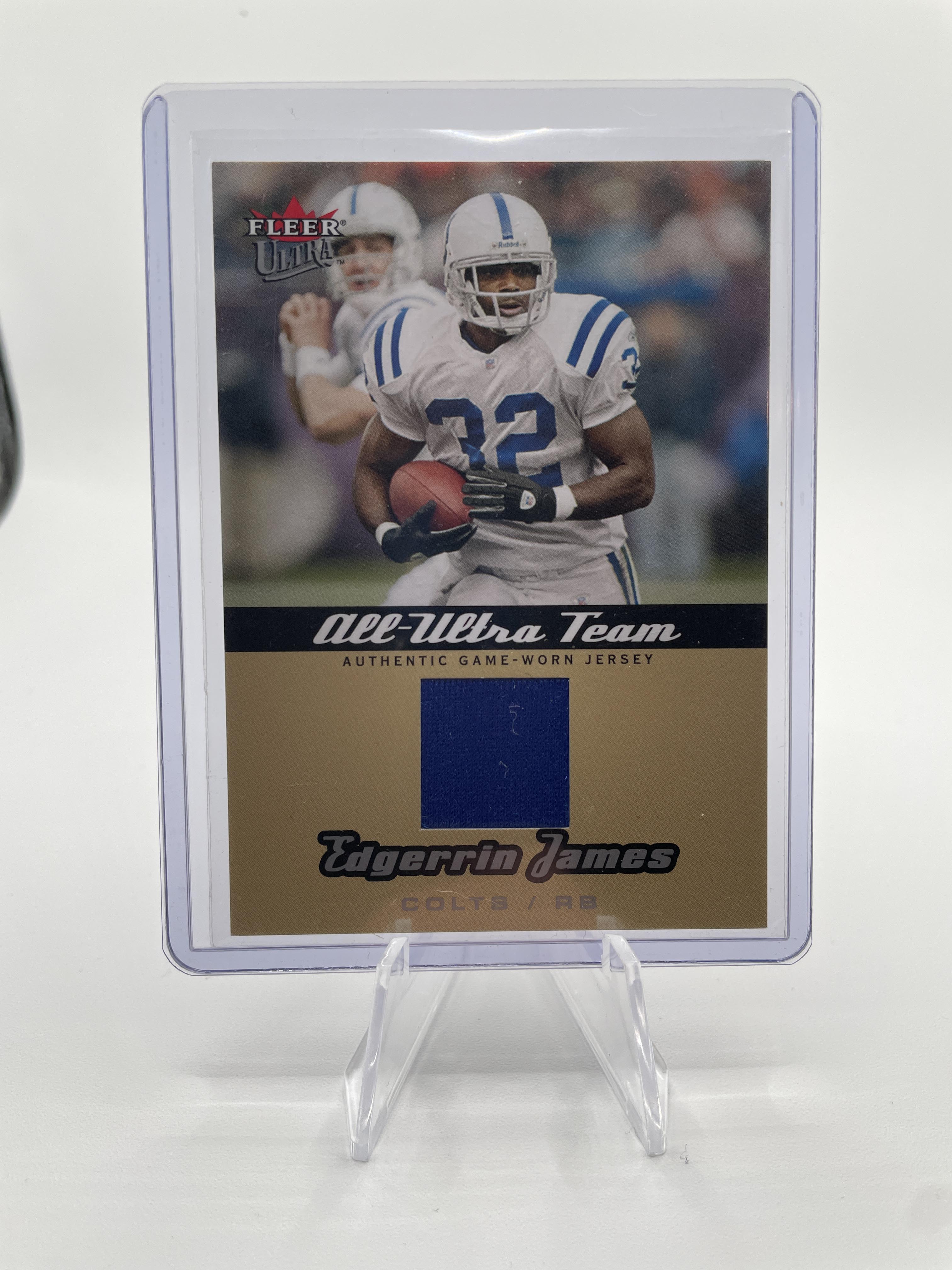 2005 Fleer Ultra Edgerrin James All Ultra Team SSP Game Worn Patch /50 Colts