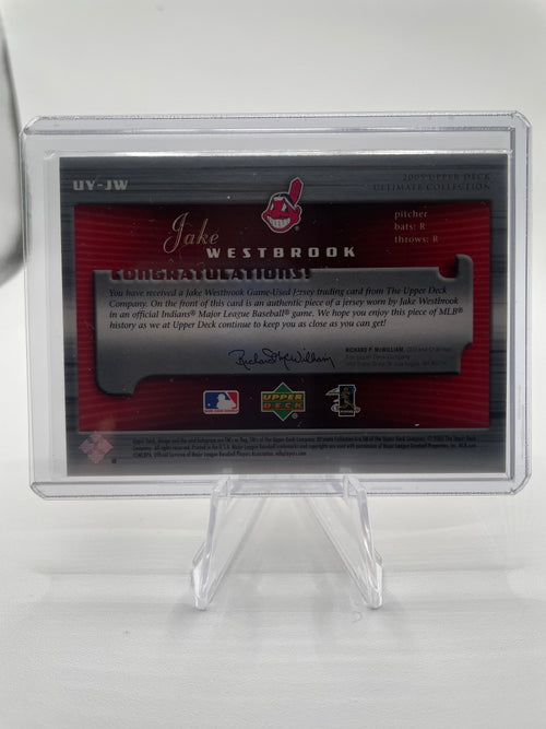 2005 Upper Deck Ultimate Collection Jake Westbrook Young Stars Rookie Patch /20