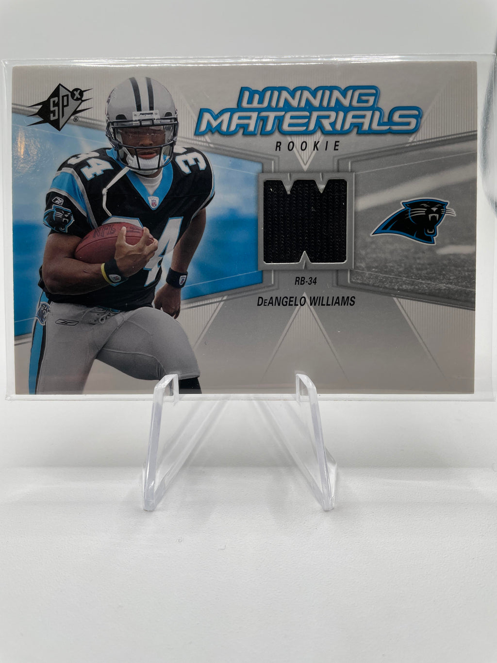 2006 Upper Deck SPX DeAngelo Williams Winning Materials Rookie SP Patch #WMR-DW