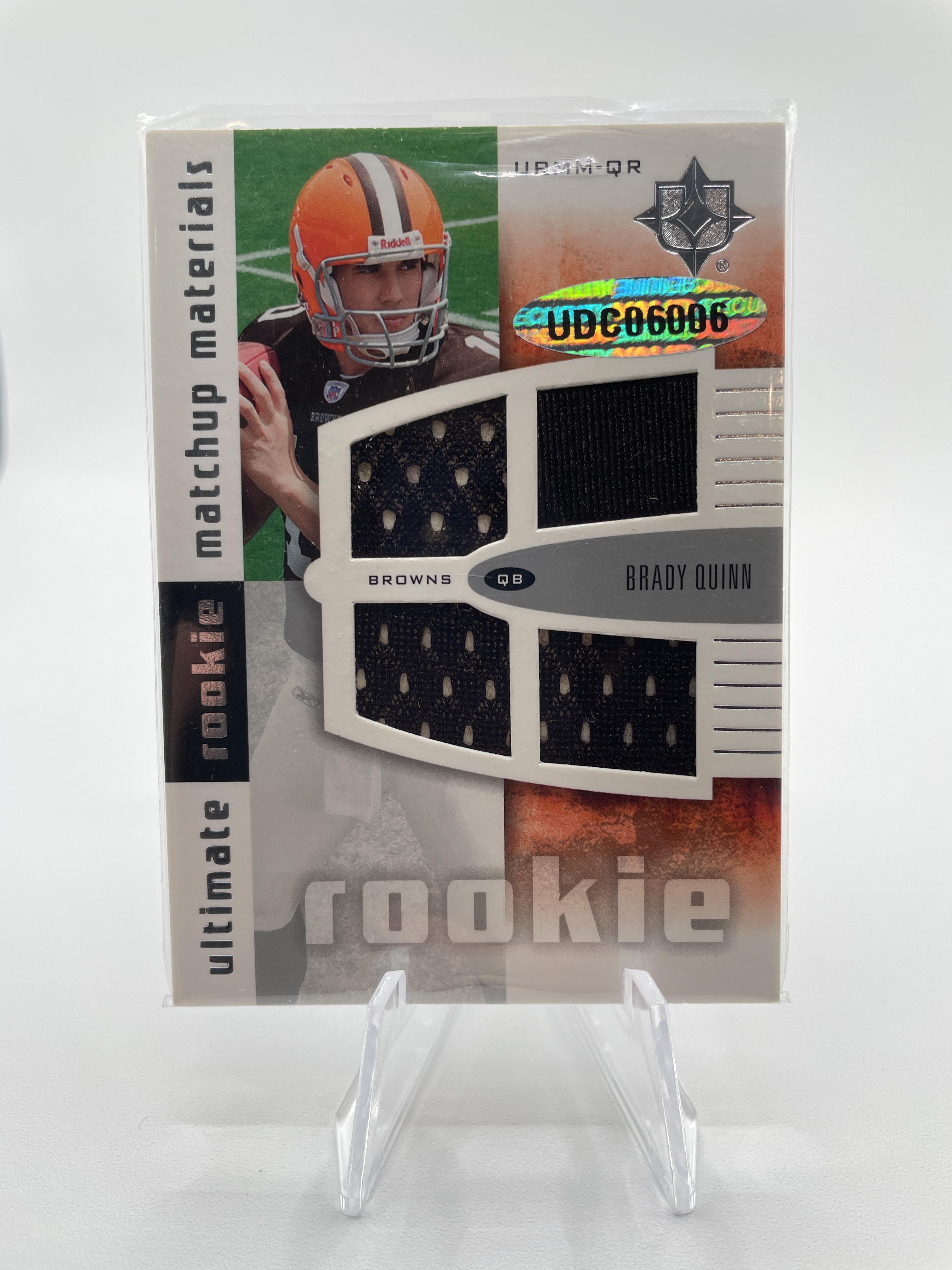 2007 Ultimate Collection Jamarcus Russell Brady Quinn Rookie Material Patch /99