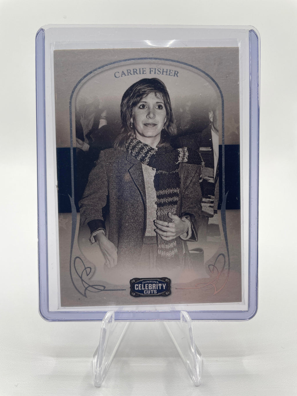 2008 Donruss Celebrity Cuts Carrie Fisher Silver Foil /499 #12 Star Wars