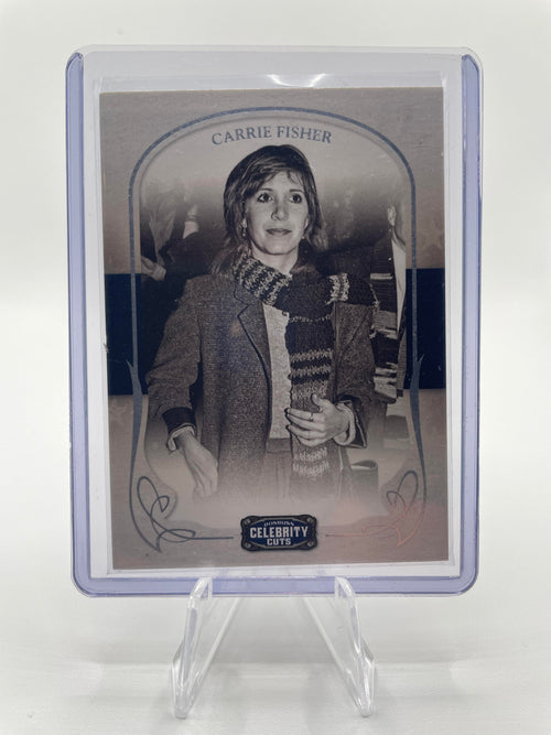 2008 Donruss Celebrity Cuts Carrie Fisher Silver Foil /499 #12 Star Wars