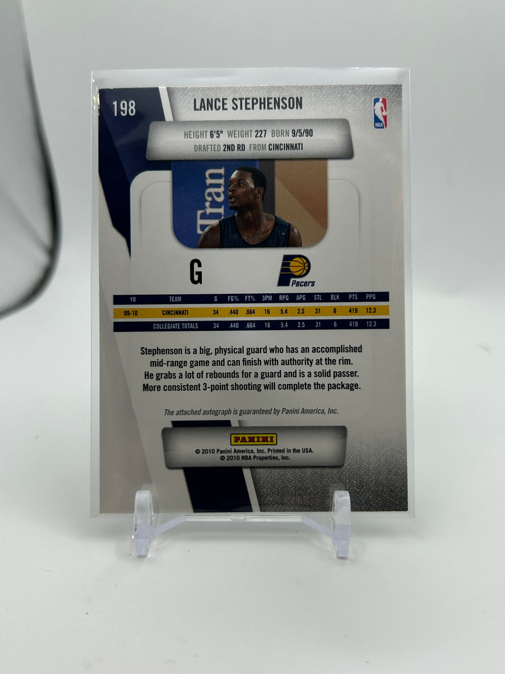 2010-11 Panini Prestige Lance Stephenson Rookie #198
