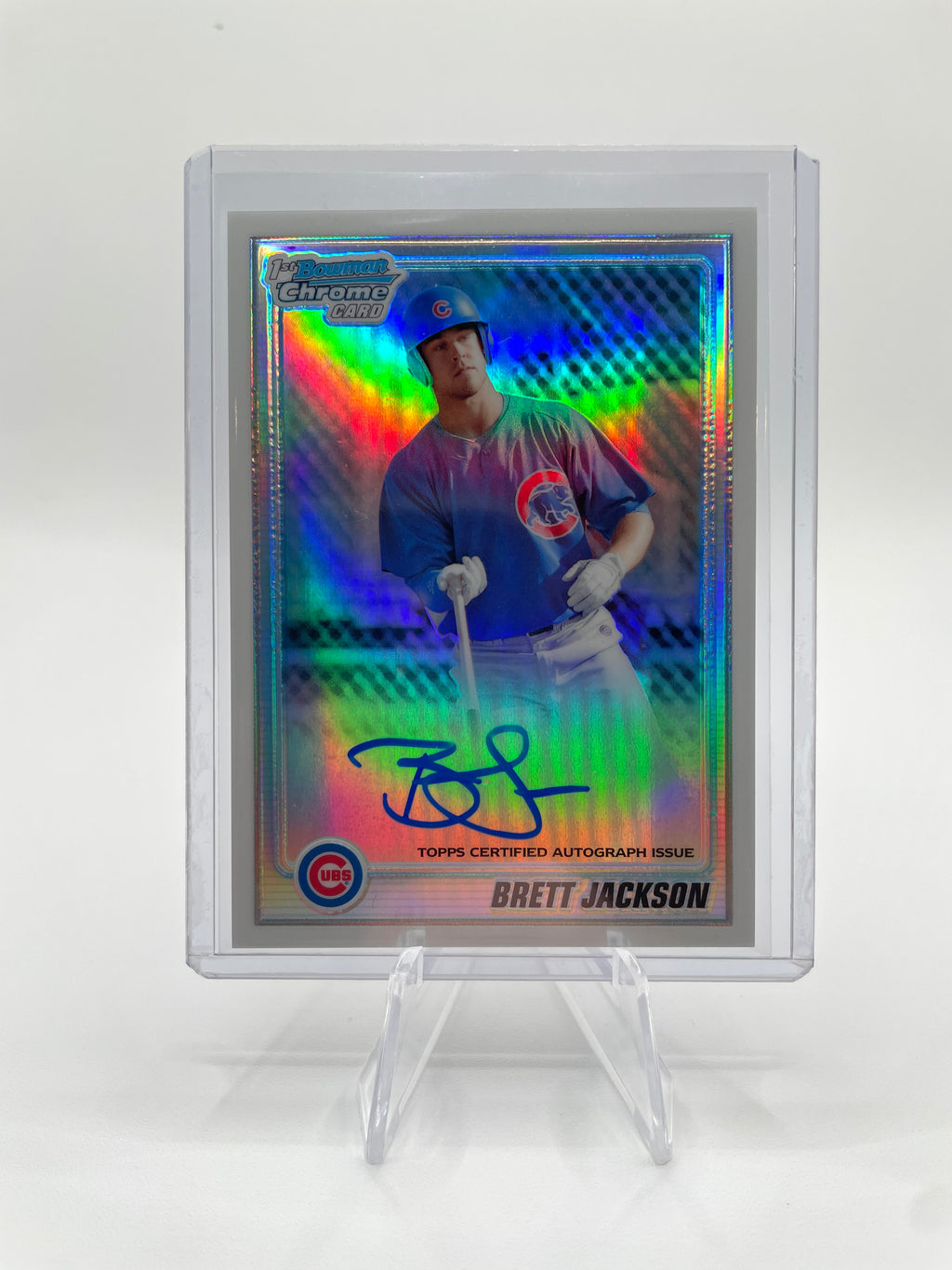 2010 Bowman Chrome Brett Jackson Rookie Refractor Auto Set /500 + Base (x3)
