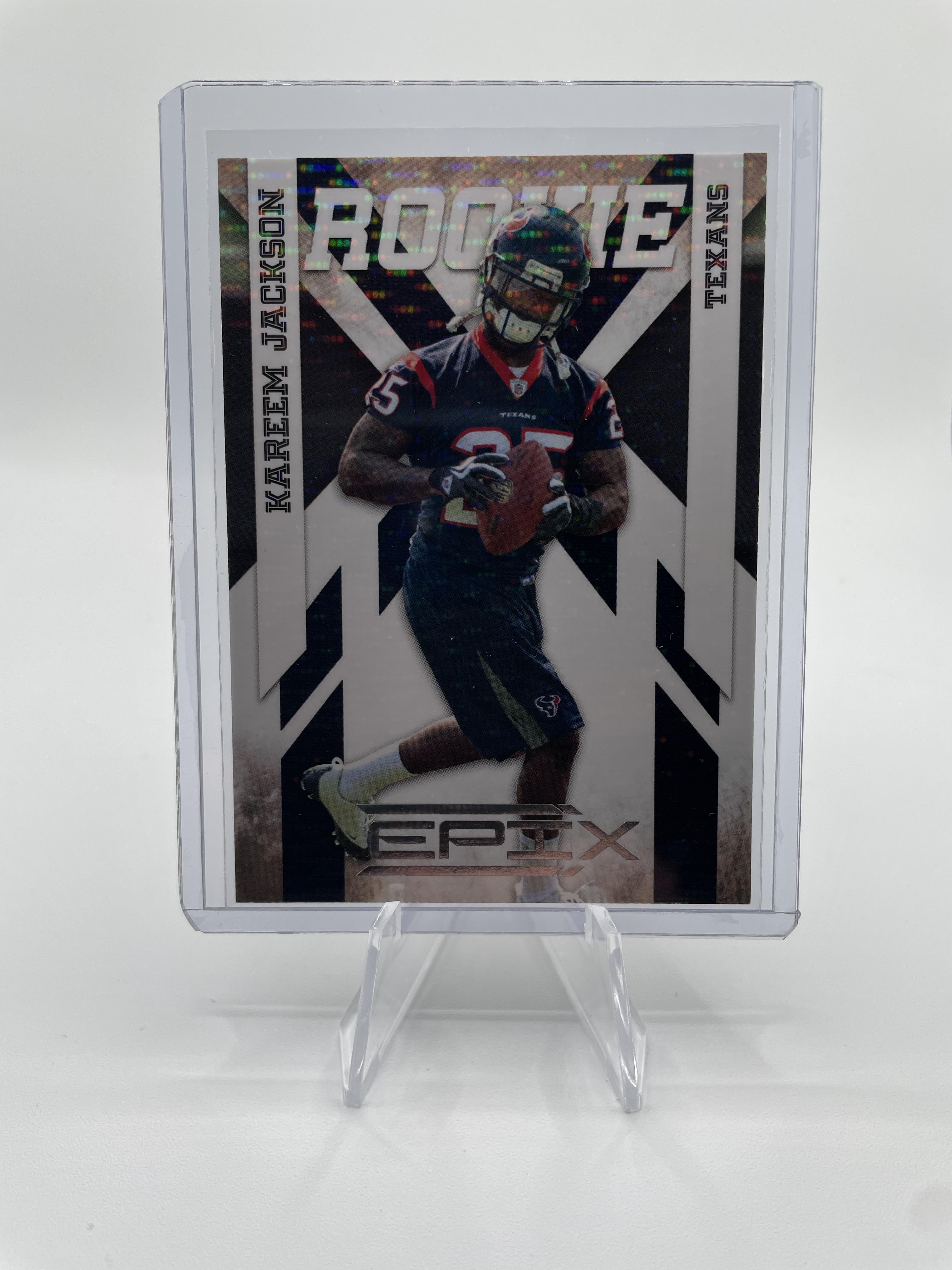 2010 Panini Epix Kareem Jackson Crystal Rookie Houston Texans Football #156 /250