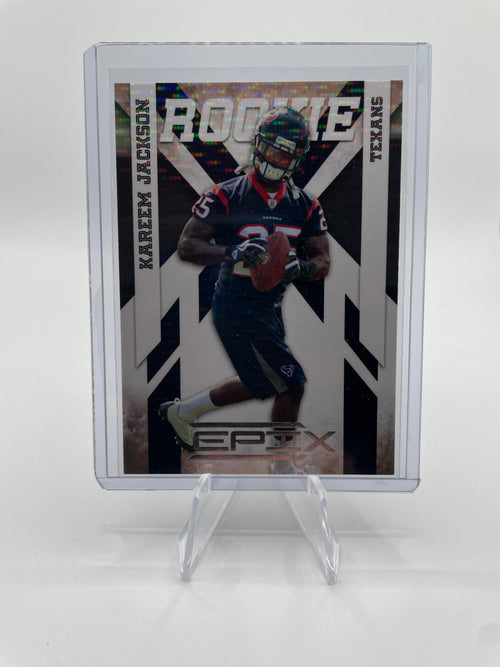 2010 Panini Epix Kareem Jackson Crystal Rookie Houston Texans Football #156 /250