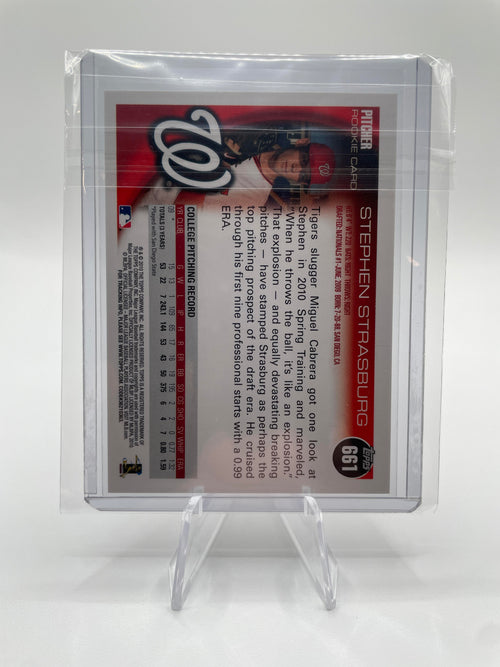 2010 Topps Stephen Strasburg Rookie #661