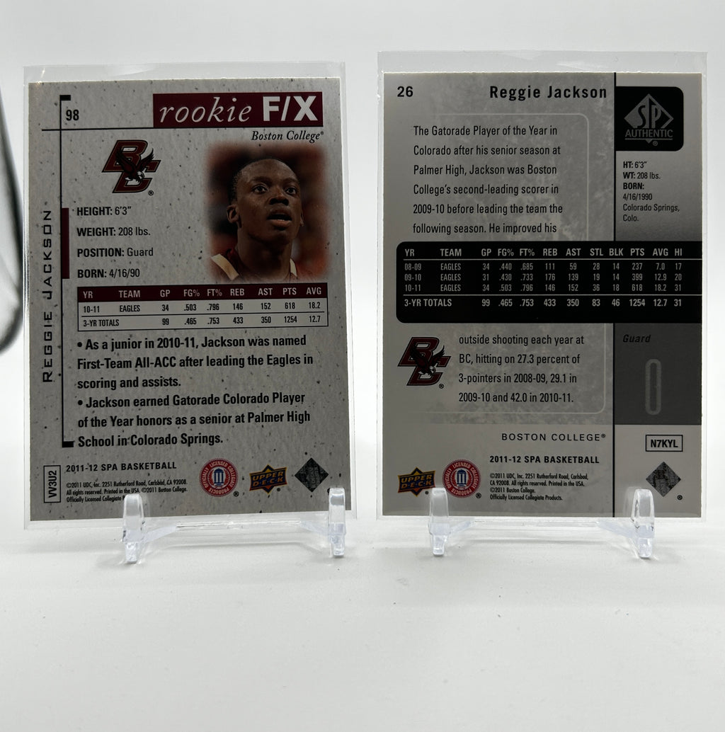 2011-12 Panini SP Authentic Reggie Jackson Rookie Set (x2)