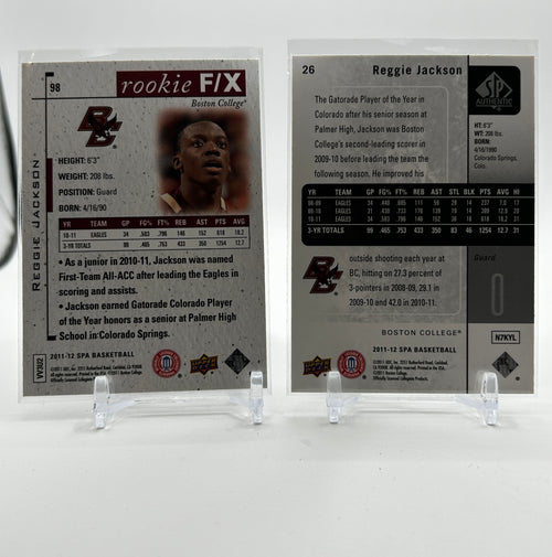 2011-12 Panini SP Authentic Reggie Jackson Rookie Set (x2)