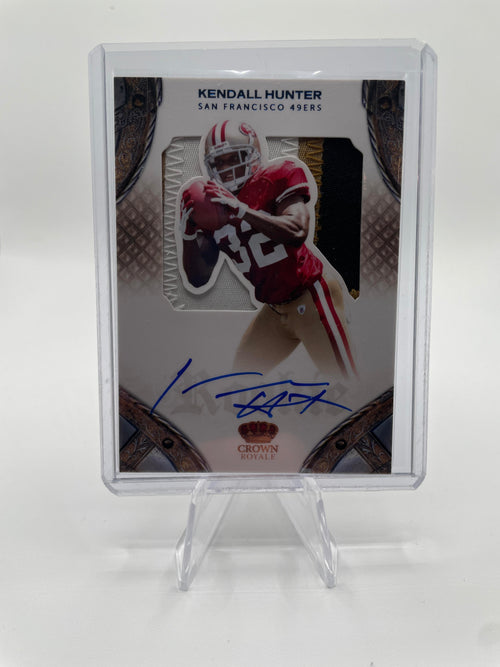 2011 Panini Crown Royale Kendall Hunter 3-Color Rookie Patch Auto /50 #204