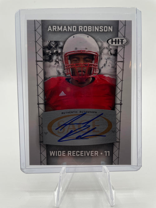 2011 Sage Hit Armand Robinson Rookie Auto #A79