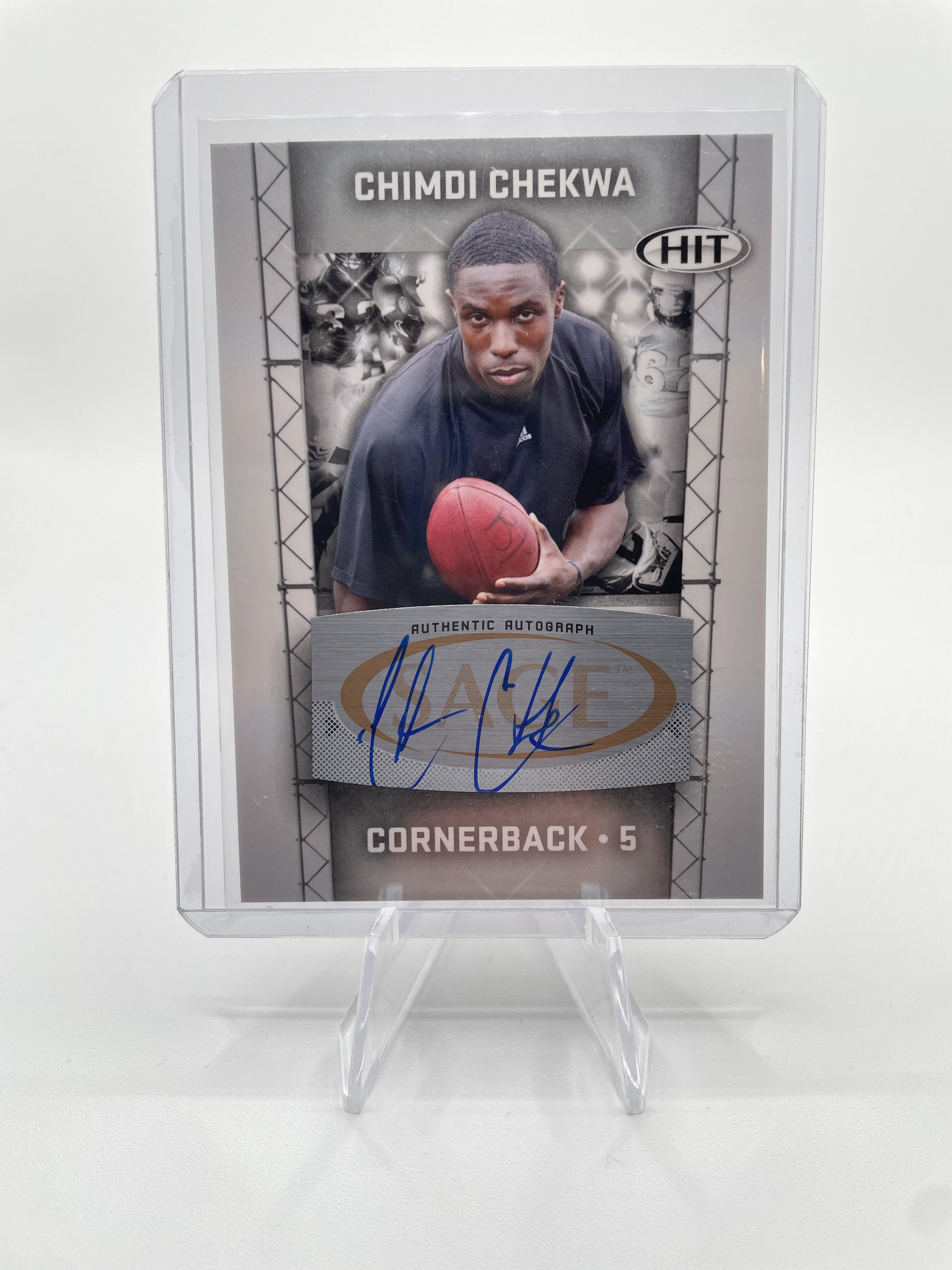 2011 Sage Hit Chimdi Chekwa Rookie Auto