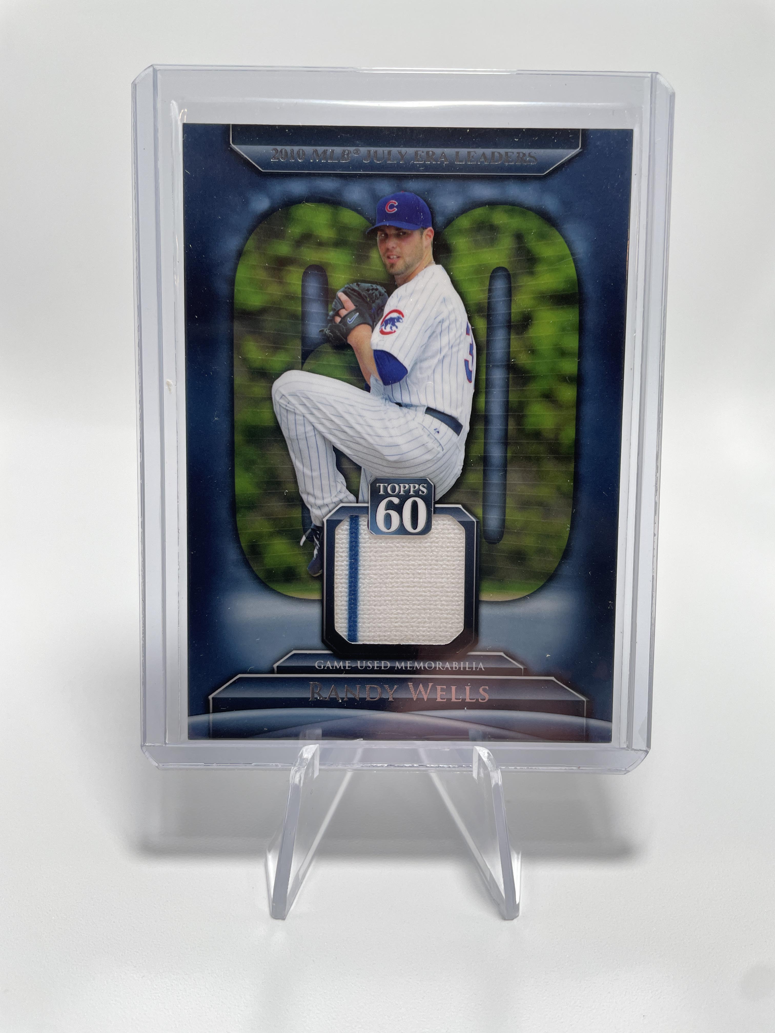2011 Topps 60 Relics Randy Wells #T60R-RWE Cubs Patch