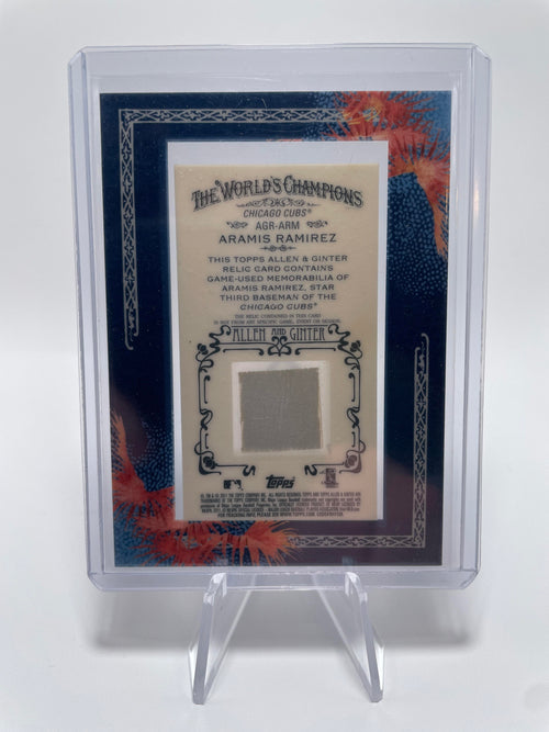 2011 Topps Allen & Ginter Aramis Ramirez Framed Mini Relic Patch