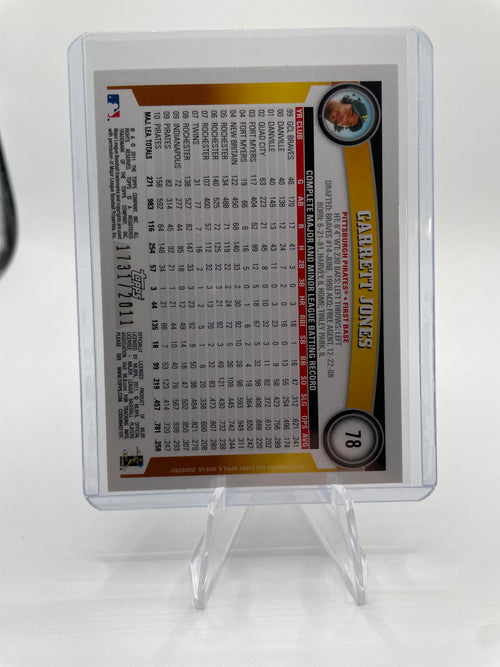 2011 Topps Garrett Jones Blue Foil /2011 #78