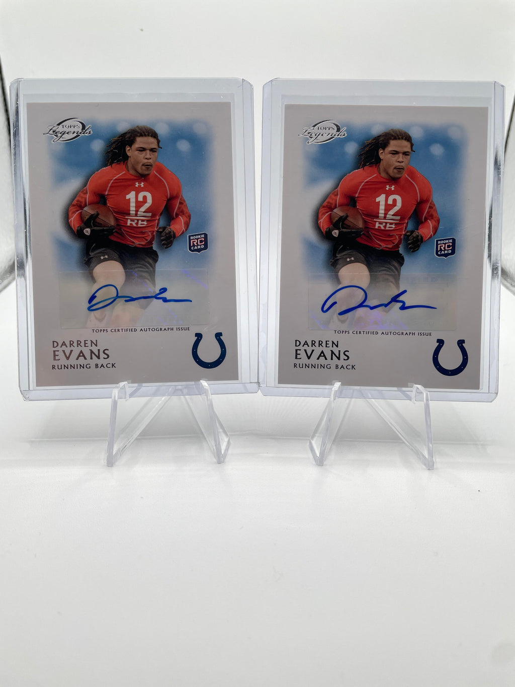 2011 Topps Legends Darren Evans Rookie Set (x2) #RA-DE