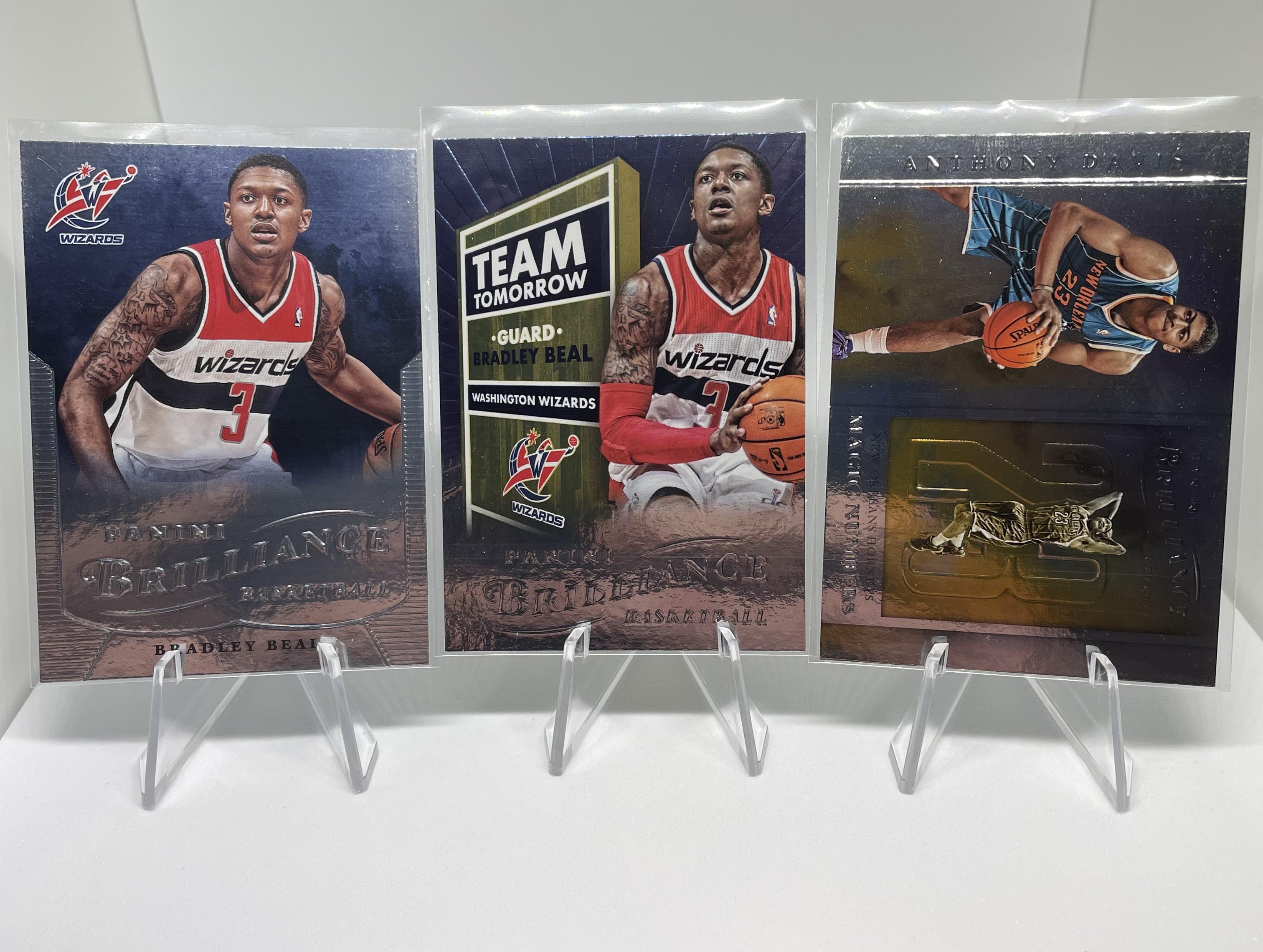 2012-13 Panini Brilliance Anthony Davis Magic Numbers + Bradley Beal Rookie Set