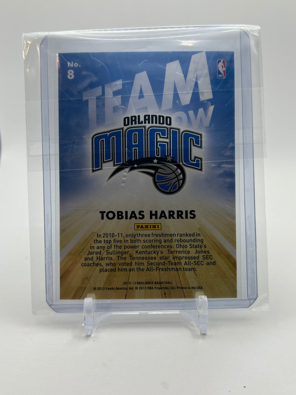 2012-13 Panini Brilliance Tobias Harris Team Tommorow Rookie #8