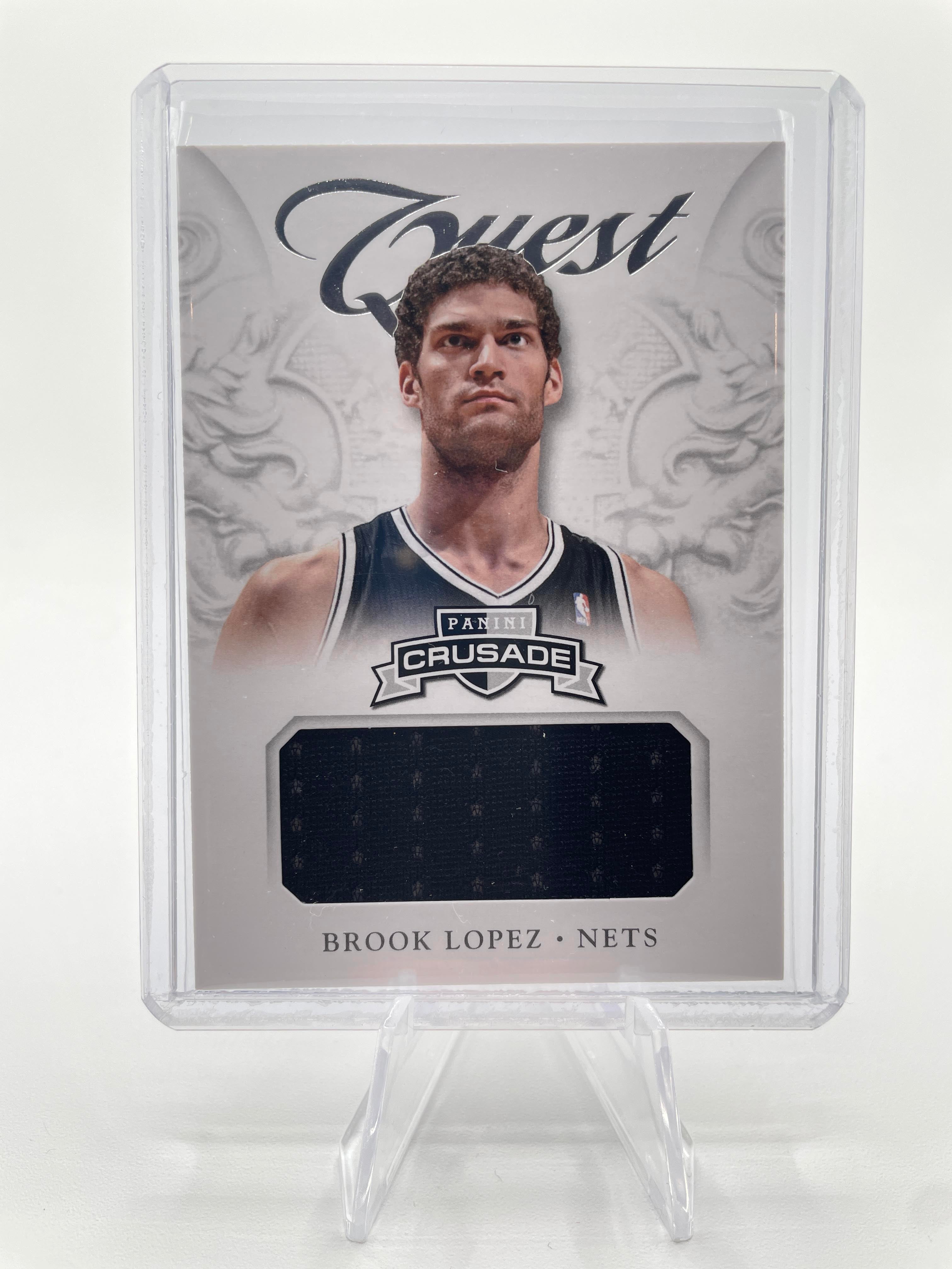 2012-13 Panini Crusade Brook Lopez Quest SP Patch #17