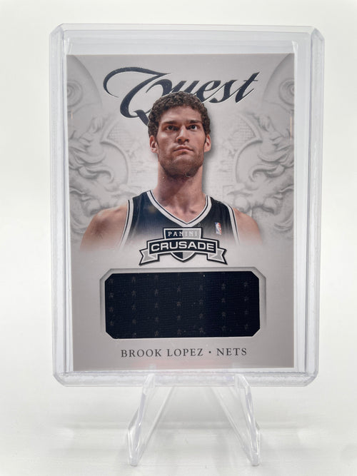 2012-13 Panini Crusade Brook Lopez Quest SP Patch #17