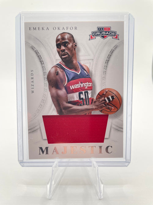 2012-13 Panini Crusade Emeka Okafor Majestic SP Patch #85