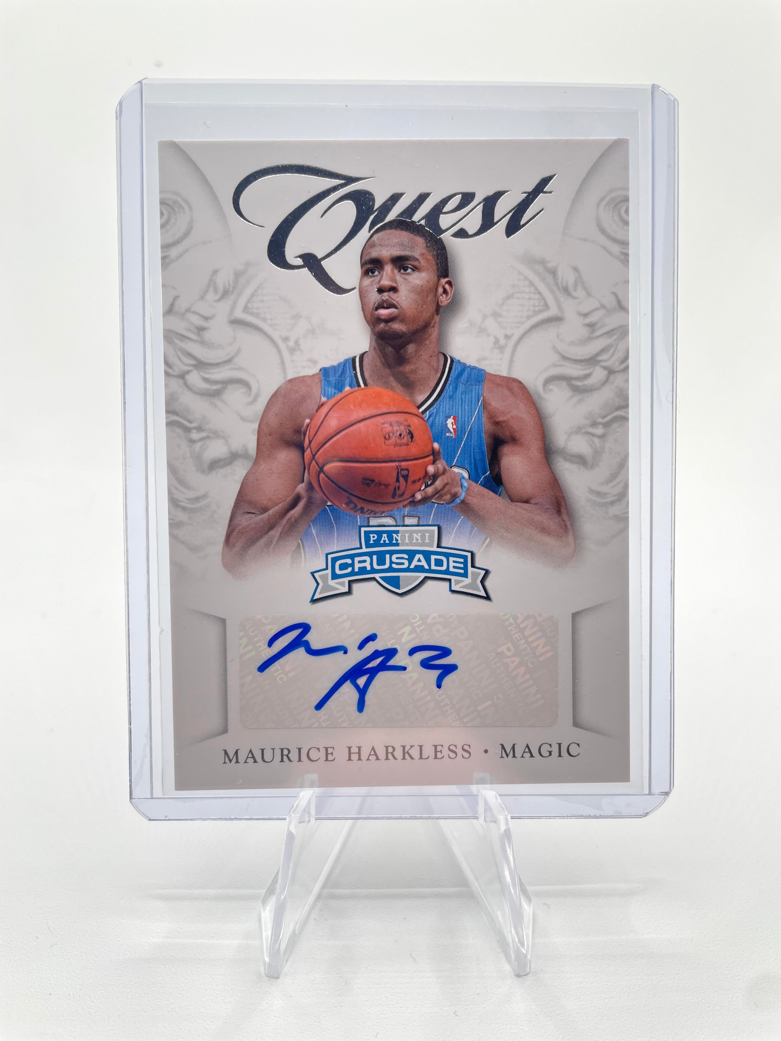 2012-13 Panini Crusade Maurice Harkless Quest Auto #63