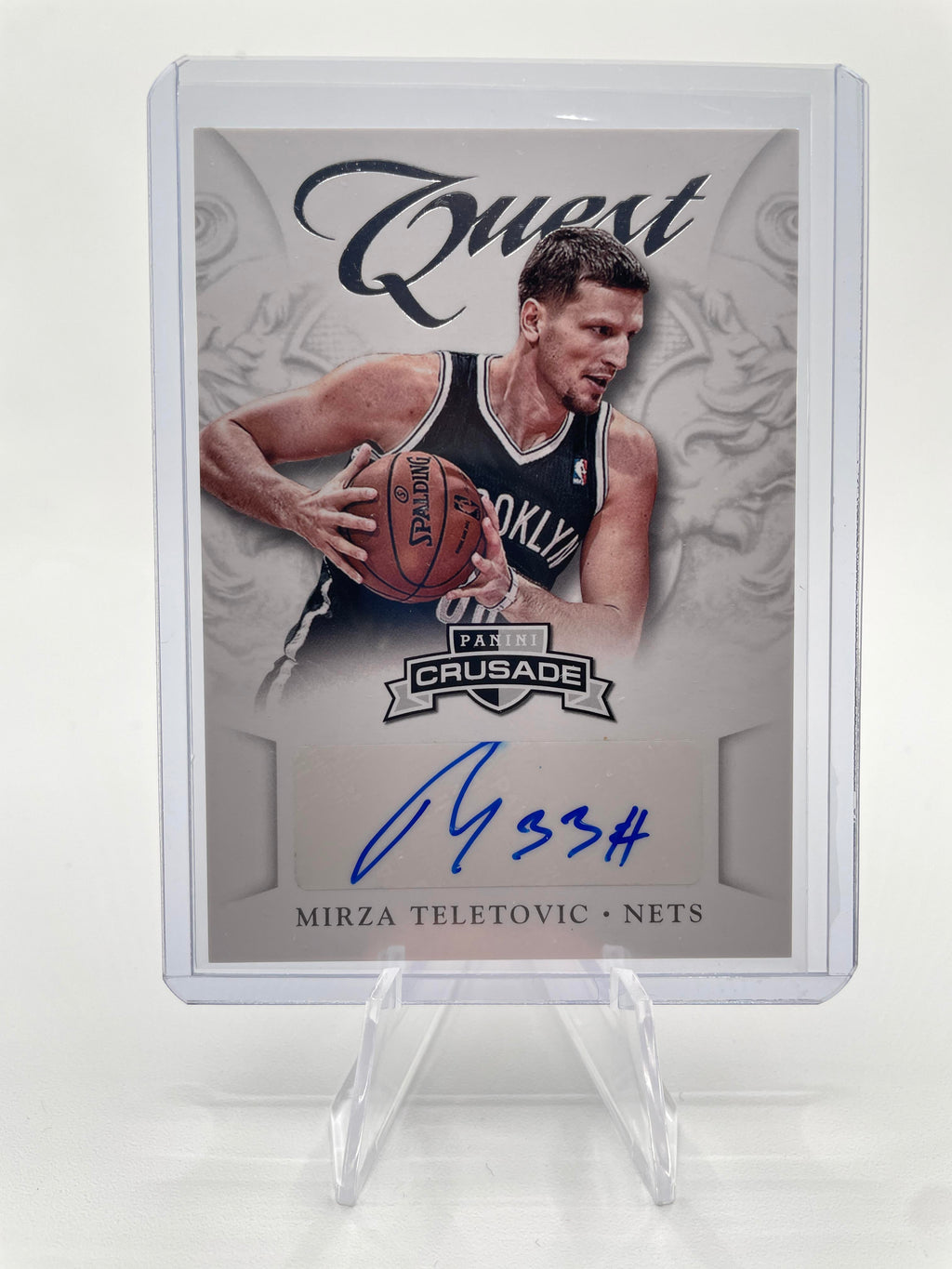 2012-13 Panini Crusade Mirza Teletovic Quest Auto #22