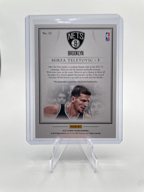 2012-13 Panini Crusade Mirza Teletovic Quest Auto #22