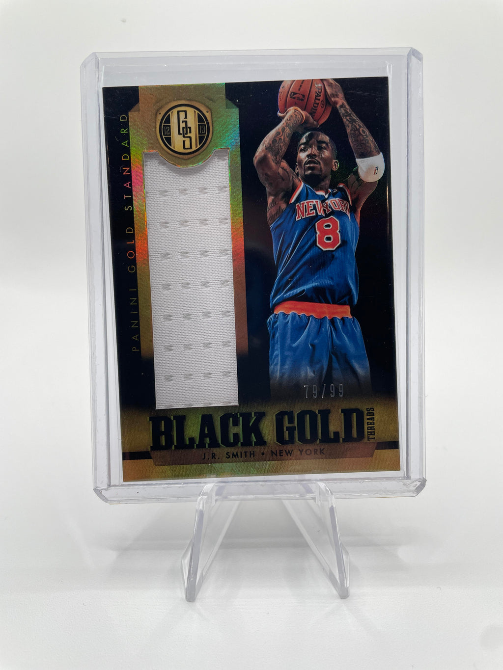 2012-13 Panini Gold Standard JR Smith Black Gold Threads Patch /99
