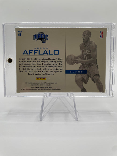 2012-13 Panini Intrigue Arron Afflalo Auto Jerseys /25 #40