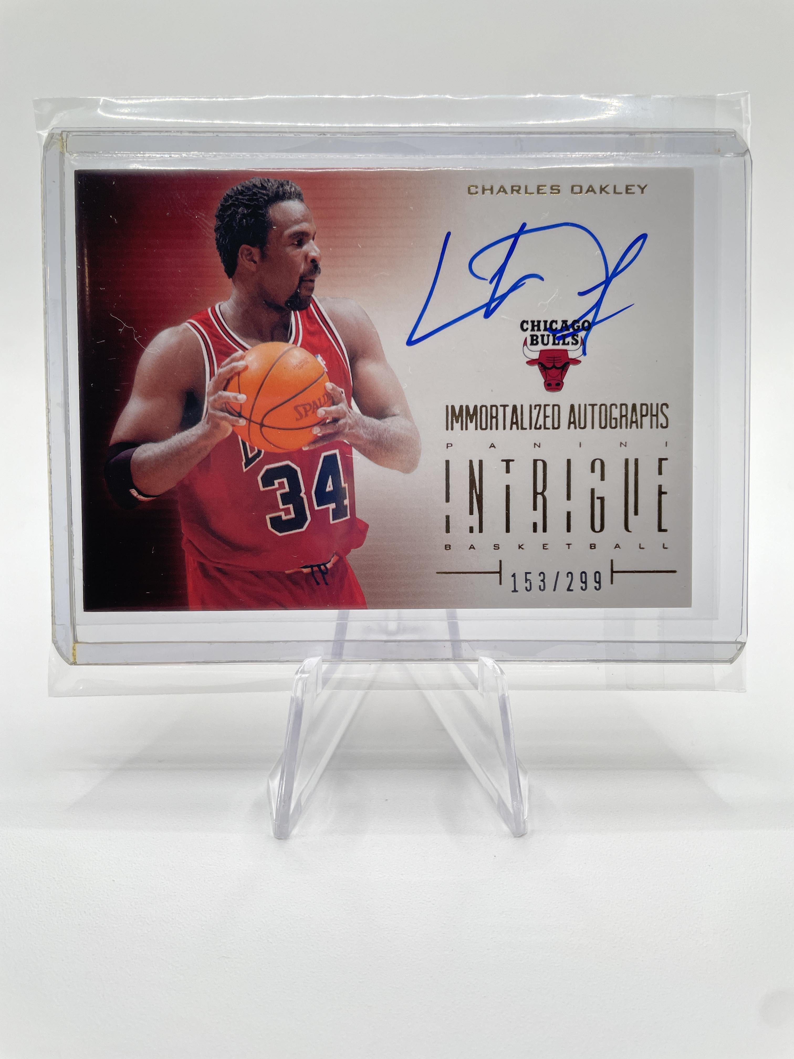 2012-13 Panini Intrigue Charles Oakley Immortalized Auto /299 #53
