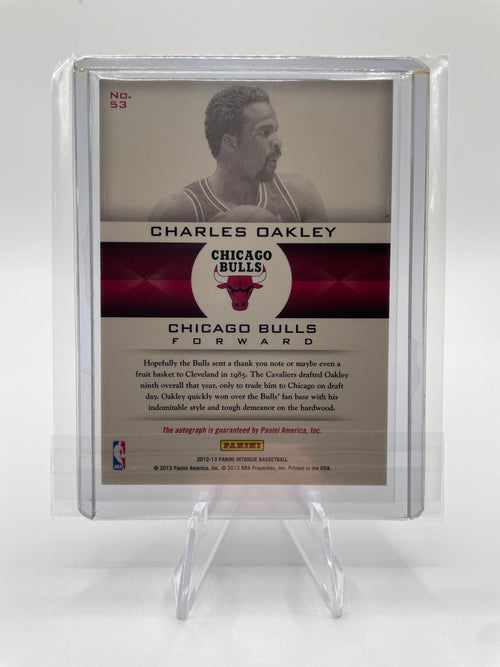 2012-13 Panini Intrigue Charles Oakley Immortalized Auto /299 #53